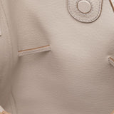 Secchiello Sienna pelle sabbia Gianni Chiarini<BR/> 
