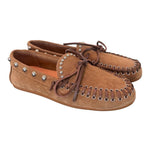 Mocassino fiocco suede sigaro Inuovo<BR/> 