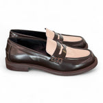 Mocassino abrasivato marrone crema Anima 
