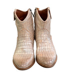 Stivaletto texano intagliato argento Zoe 