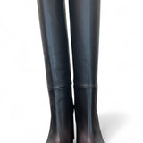 Stivale tubo nappa nera T90 Bianca Di<BR/> 