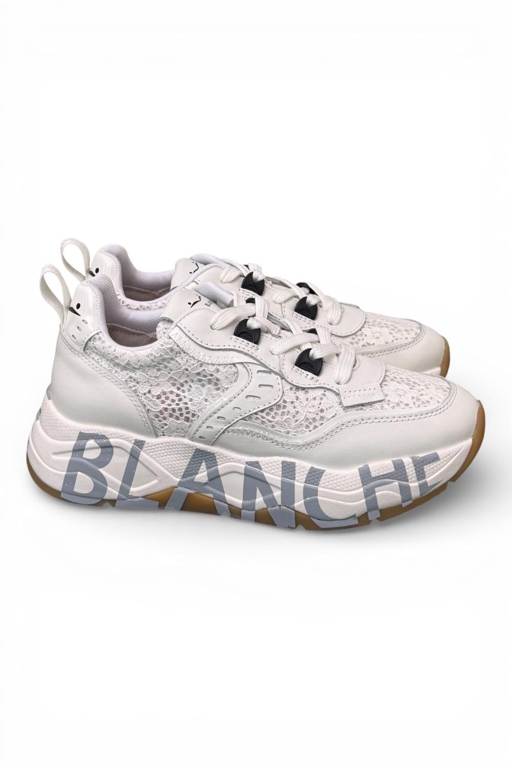 Sneaker donna Voile Blanche Club 105 bianca pizzo ON07 