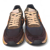 Sneaker uomo Premiata Mick 7721 blu arancio<BR/> 