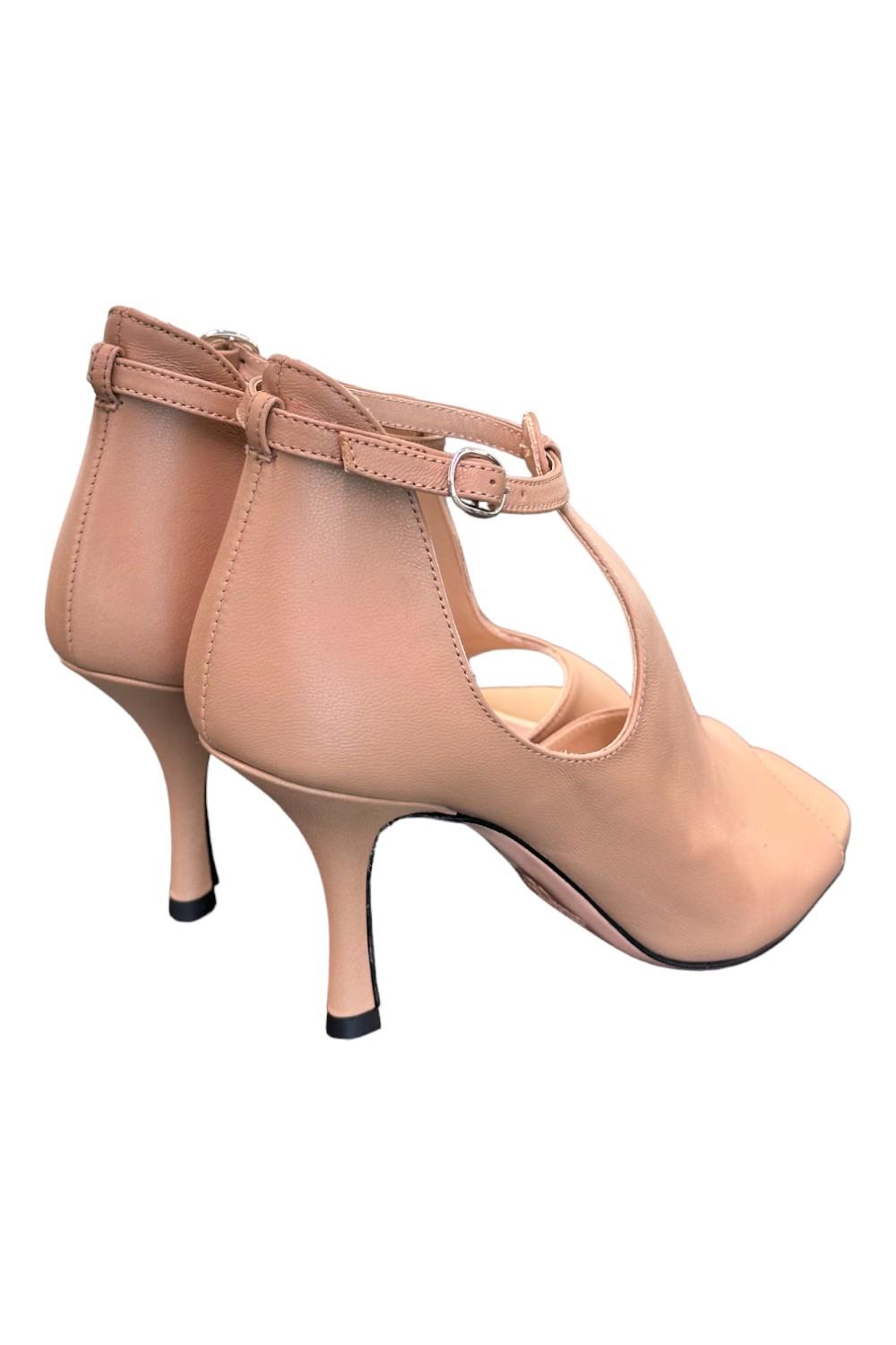 Decolté semiaperto open pelle nude Marc Ellis<BR/> 