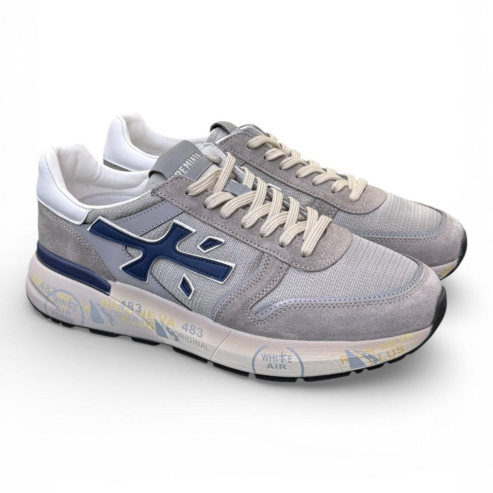 Sneaker uomo Mick 8001 Premiata grigio/blu 