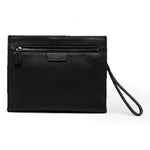 Pochette uomo donna pelle nera Gianni Chiarini 