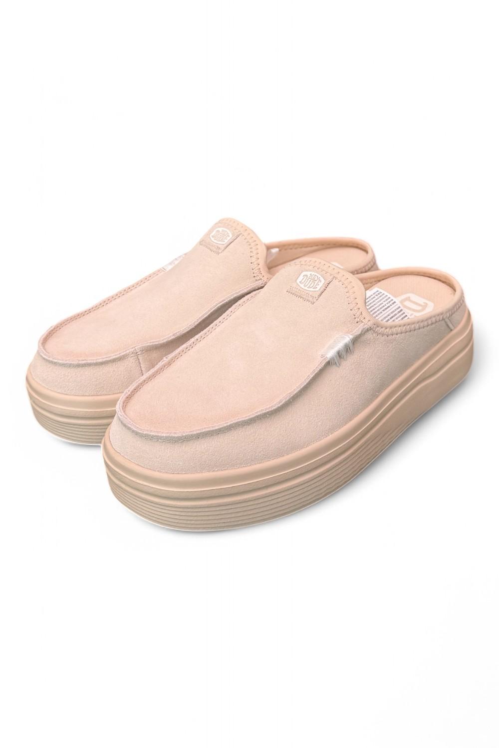 Sabot Hey Dude Austin Lift suede blush 