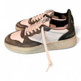 Sneaker uomo Hyper pelle bianca oliva 