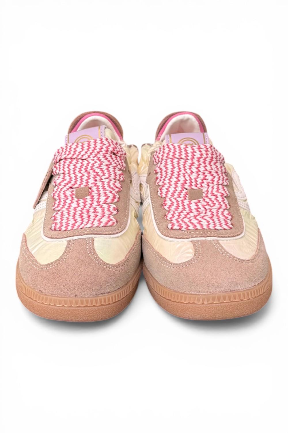 Sneaker low bianca beige Primabase<BR/> 