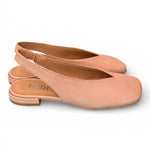 Slingback pelle nature Cuir Noir<BR/> 
