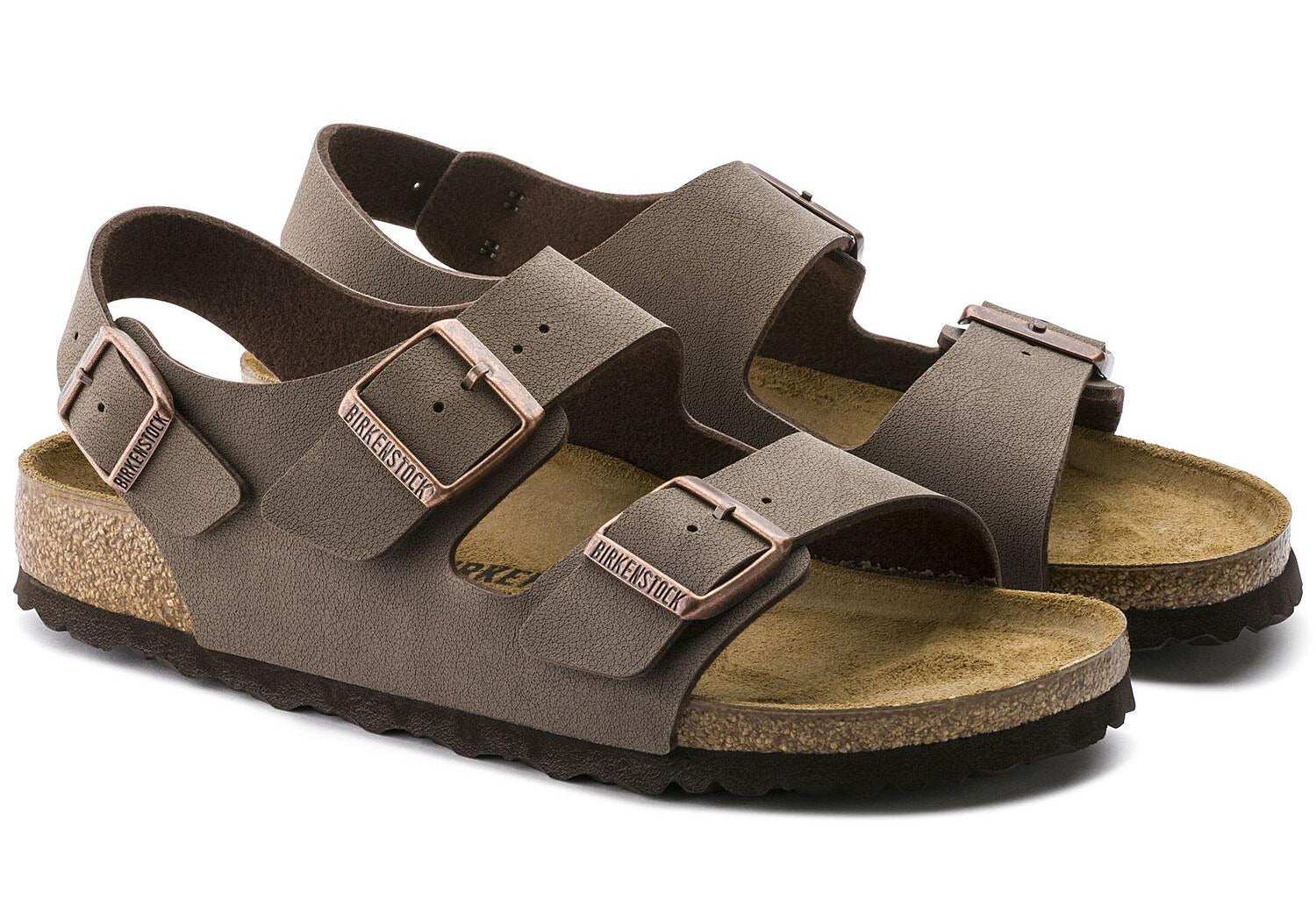 Sandalo Milano Birko Flor Mocca uomo Birkenstock 634503 