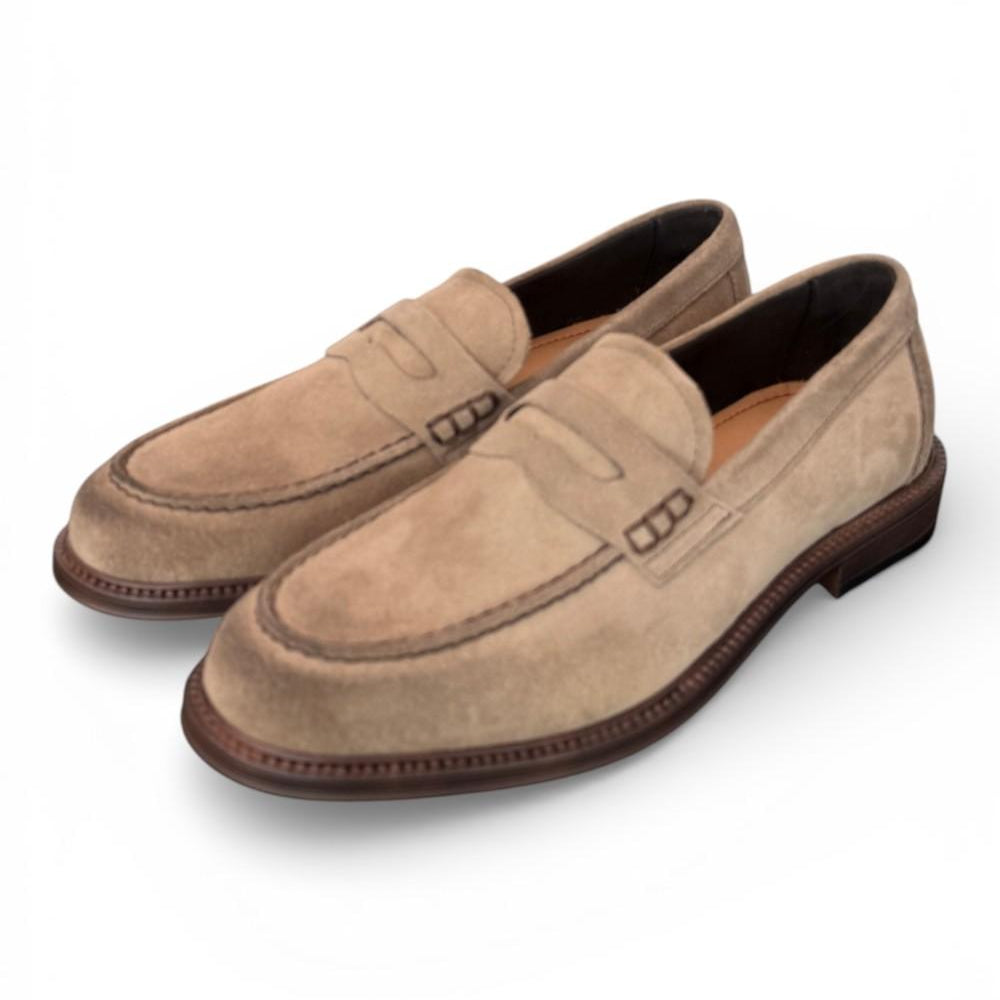 Mocassino suede old taupe Pawelks <BR/> 