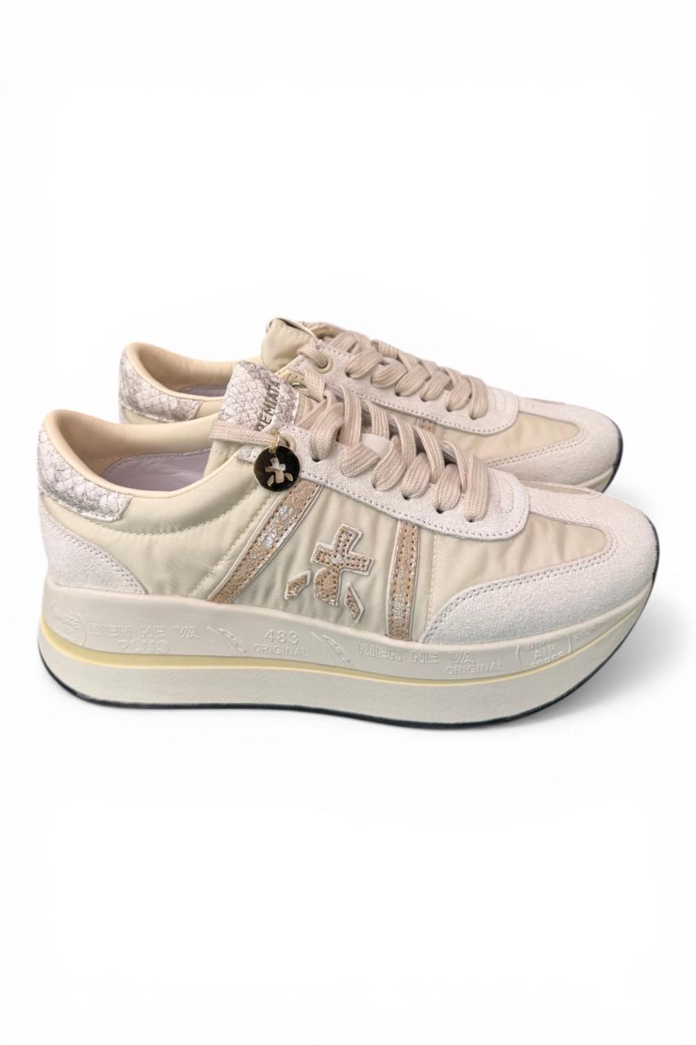 Sneaker donna Bethcoin 8145 Premiata latte 