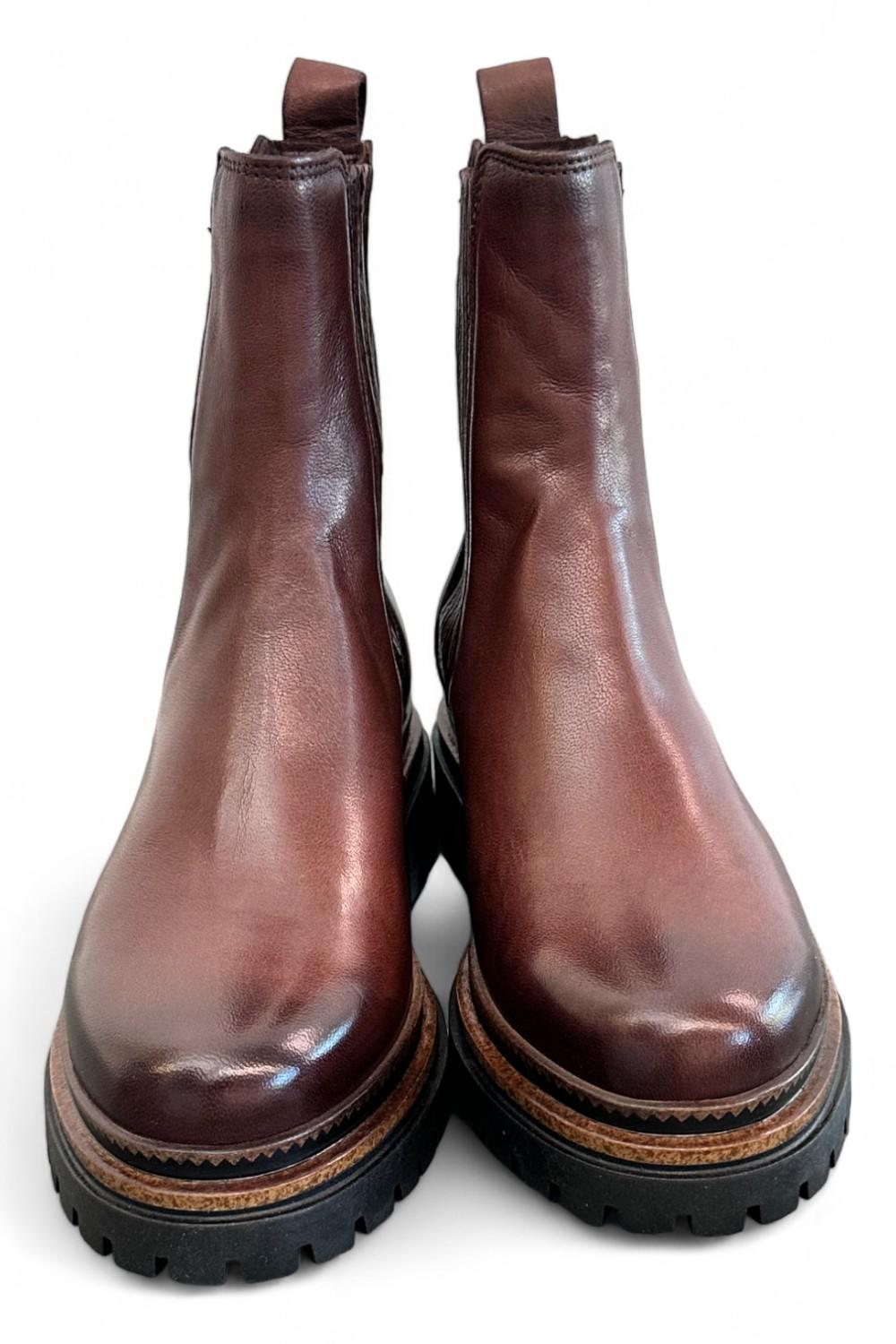 Stivaletto beatles pelle cuoio Mjus<BR/> 