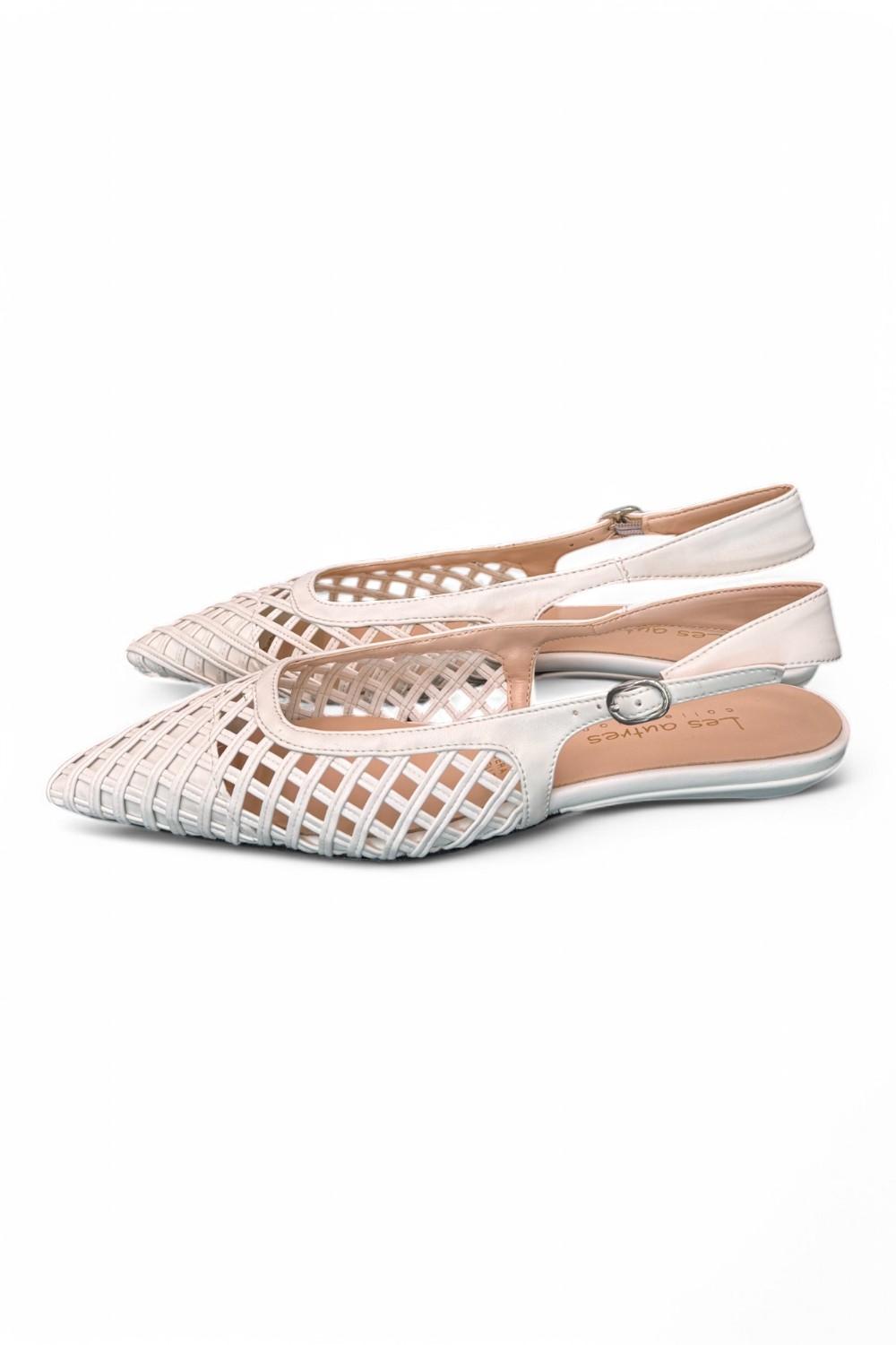 Slingback intreccio sasso flat Les Autres<BR/> 