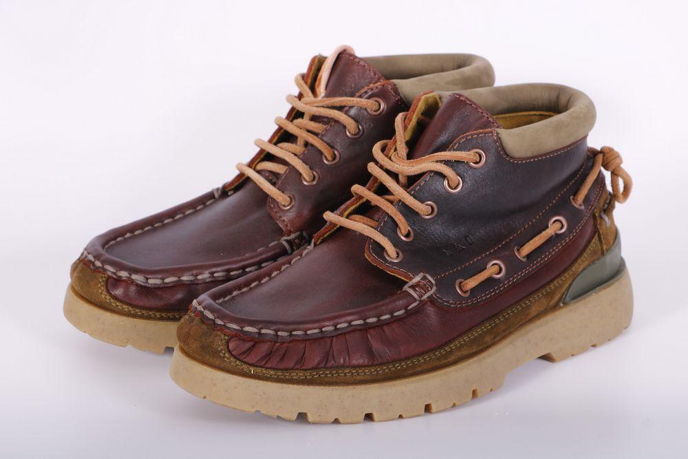 Polacco barca artigianale marrone Satorisan Earth Boot Premium 