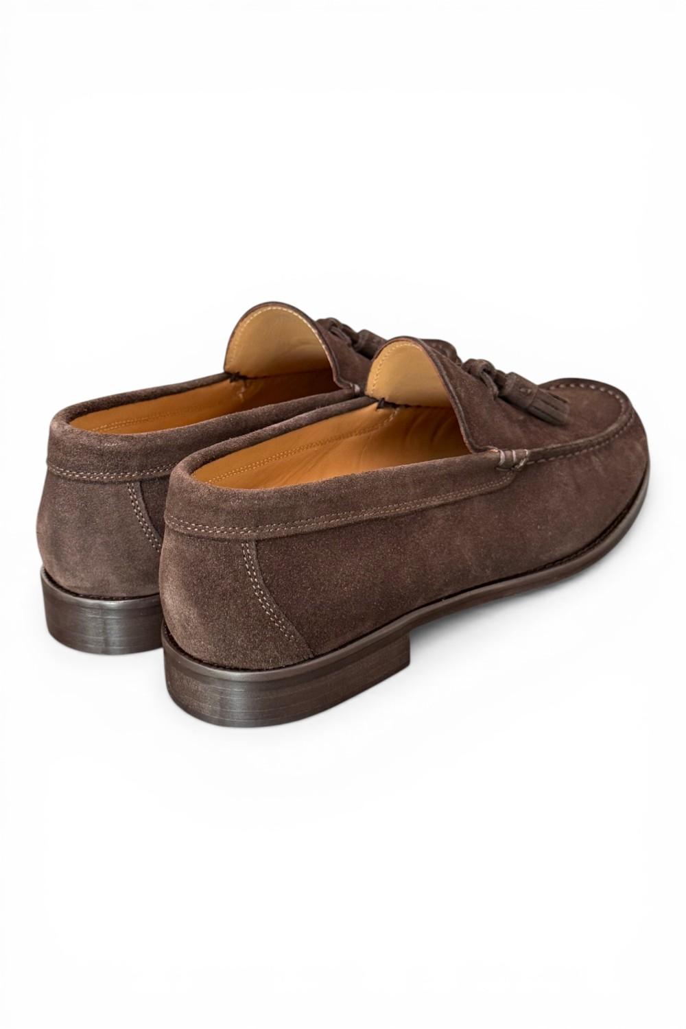 Mocassino mappetti suede testa di moro Kebo 