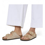 Ciabatta Arizona Big Buckle nabuk Sandcastle Birkenstock 1024064 