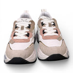 Sneaker donna Voile Blanche Club 105 bianca beige rosa 1N61 