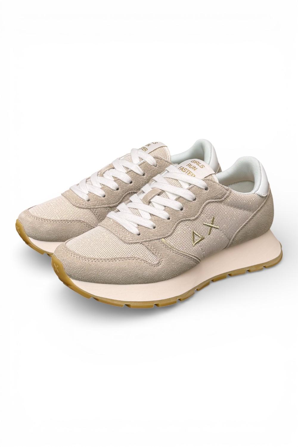 Sneaker donna Sun 68 Ally glitter beige oro 