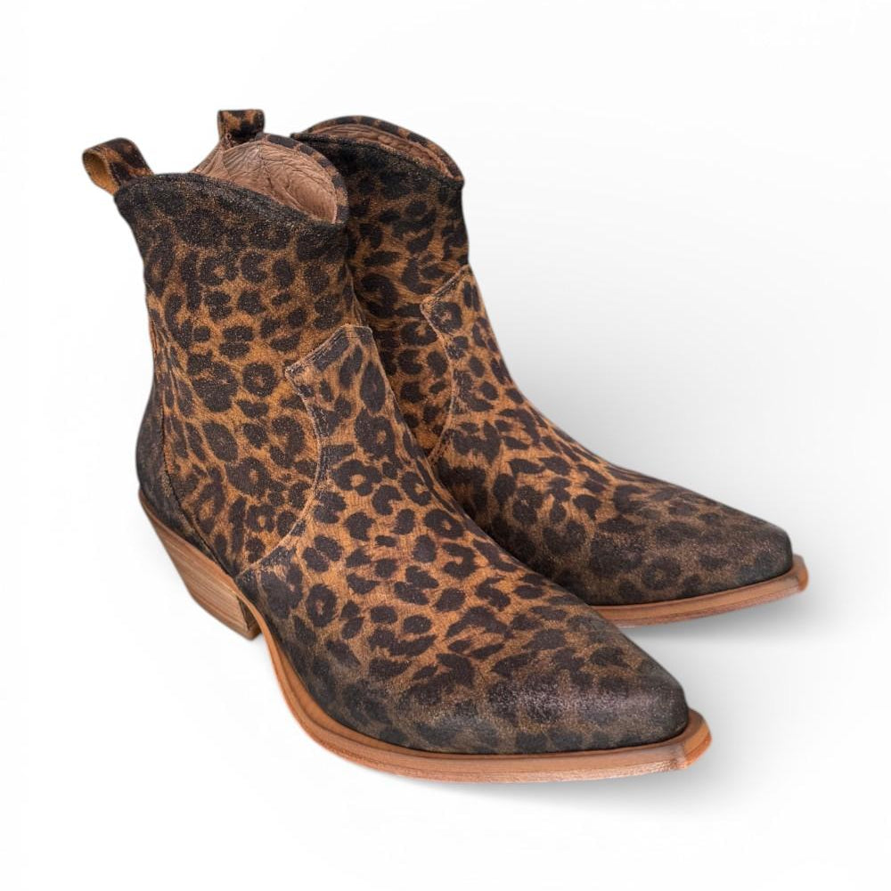 Stivaletto texano suede leo Metisse<BR/> 