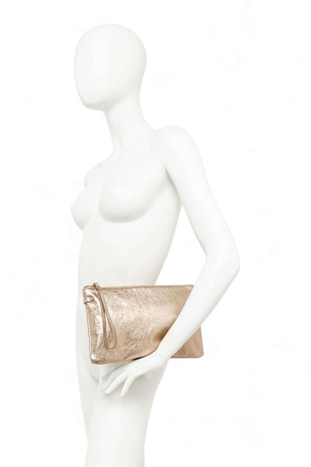 Pochette Nora pelle mirage Gianni Chiarini<BR/> 