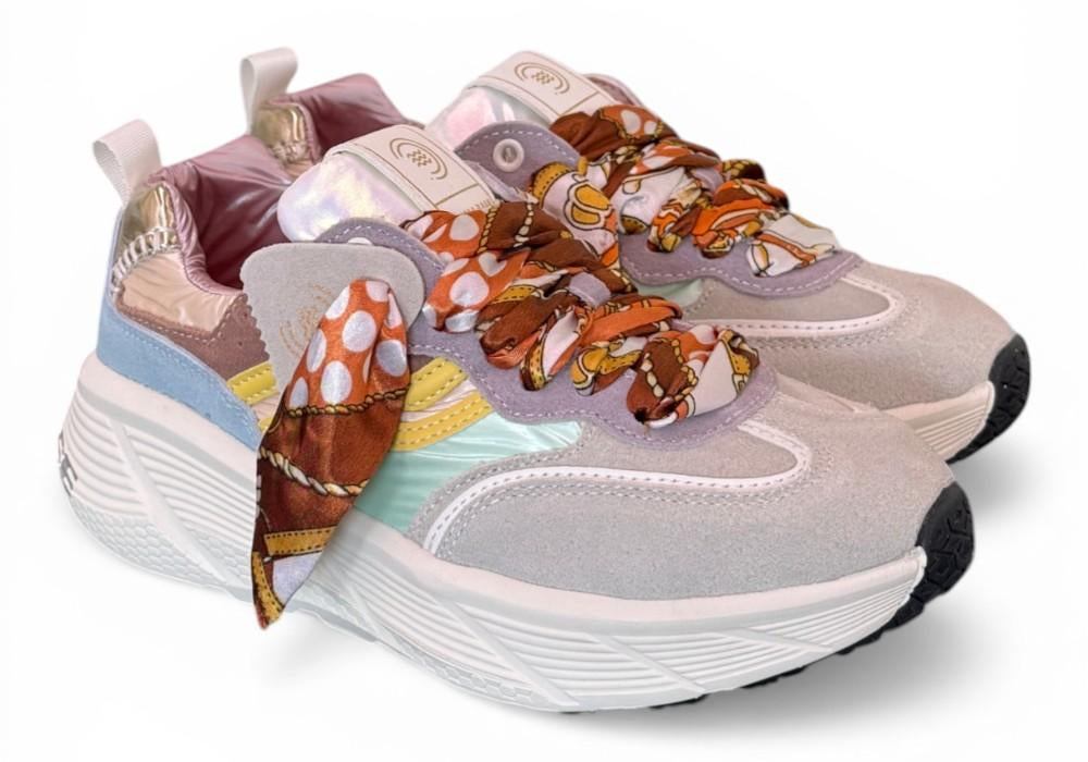 Sneaker run foulard multicolor Primabase<BR/> 