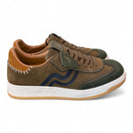 Sneaker uomo Hi suede verde Primabase <BR/> 