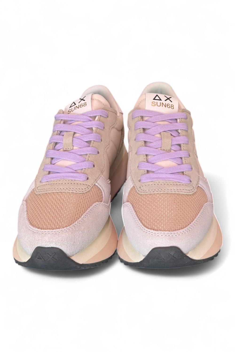 Sneaker donna Sun68 Big Ally beige 