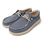 Sneaker uomo wally braided blu night Hey Dude 