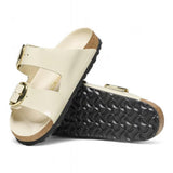 Ciabatta Arizona Big Buckle Shine Ecru  Birkenstock 1021476 