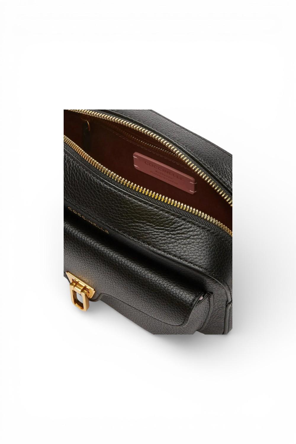 Tracollina camera case Beat Soft Coccinelle media nera<BR/> 