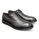 Scarpa uomo No-laces nera F.lli Rennella 