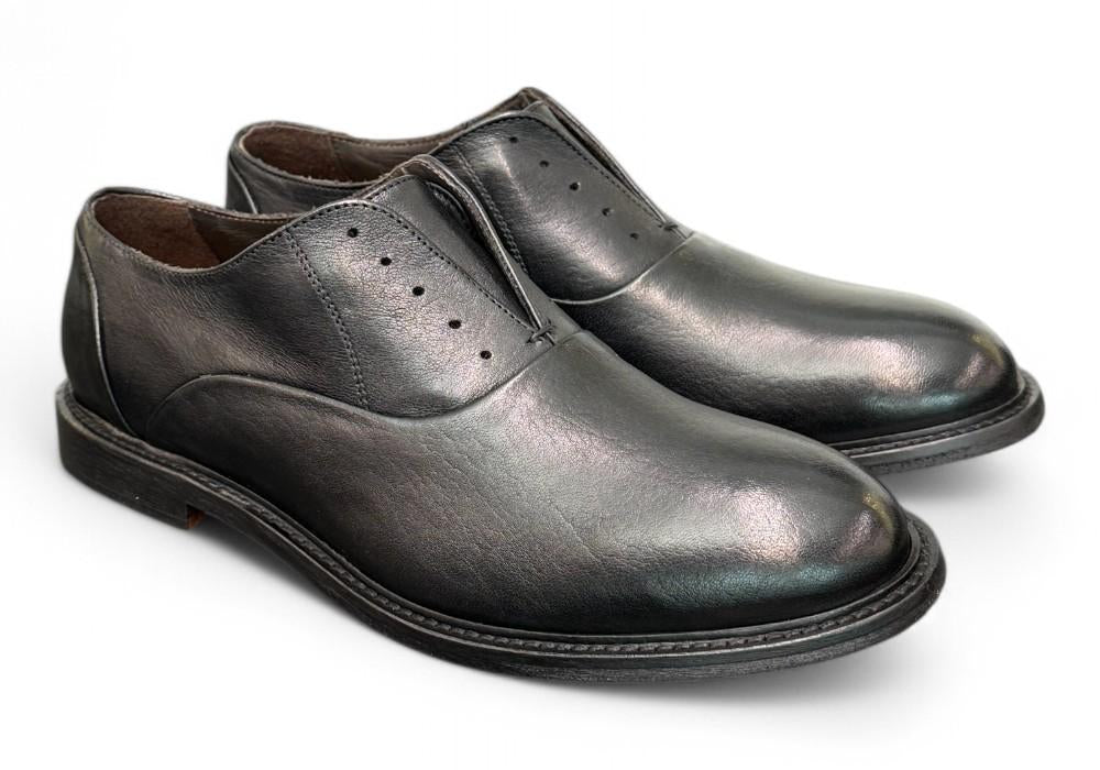 Scarpa uomo No-laces nera F.lli Rennella 