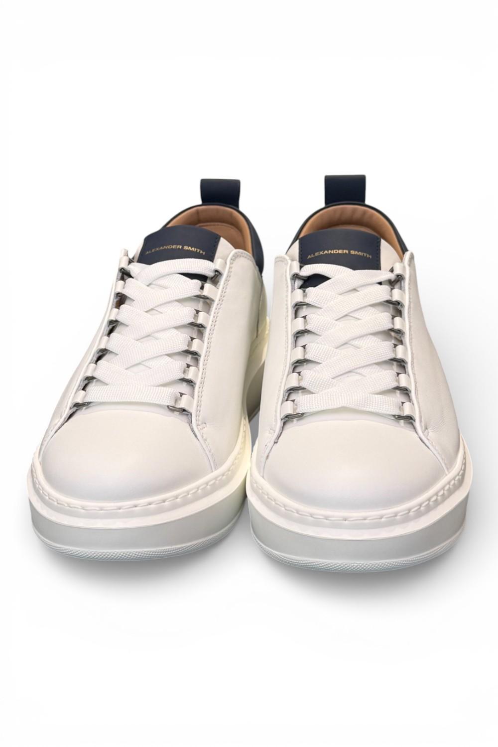 Sneaker Wembley man Alexander Smith white blu 