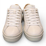 Sneaker pelle martellata bianca XL Crime London 
