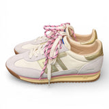 Sneaker Jogger nylon white Back70 