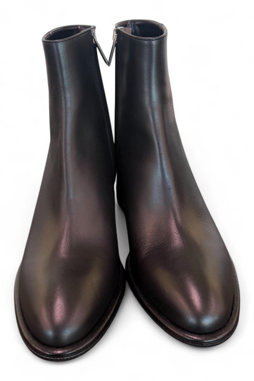 Stivaletto nappa nera T50 grosso Bianca Di<BR/> 