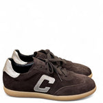 Sneaker suede testa di moro Crown 