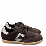 Sneaker suede testa di moro Crown 