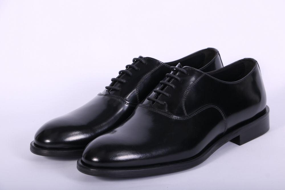 Scarpa francesina cerimonia nera Franco Fedele<BR/> 