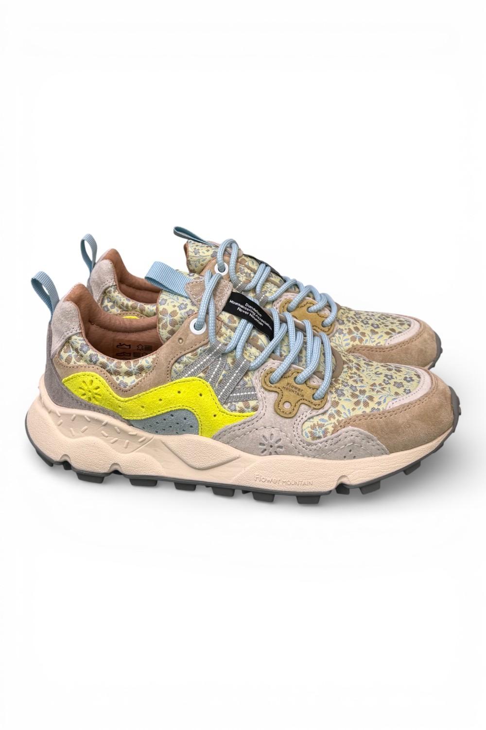 Sneaker donna Yamano 3 2E01 multi fiori Flower Mountain 