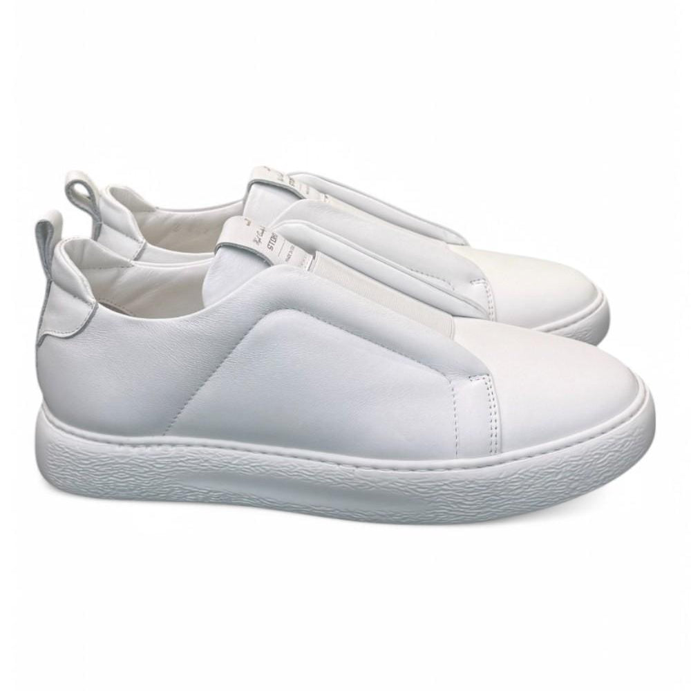 Sneaker slip on uomo Stokton bianca 
