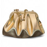 Pochette piccola pouf Scarlet platino 