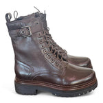 Anfibio pelle moka con fibbia Mjus<BR/> 