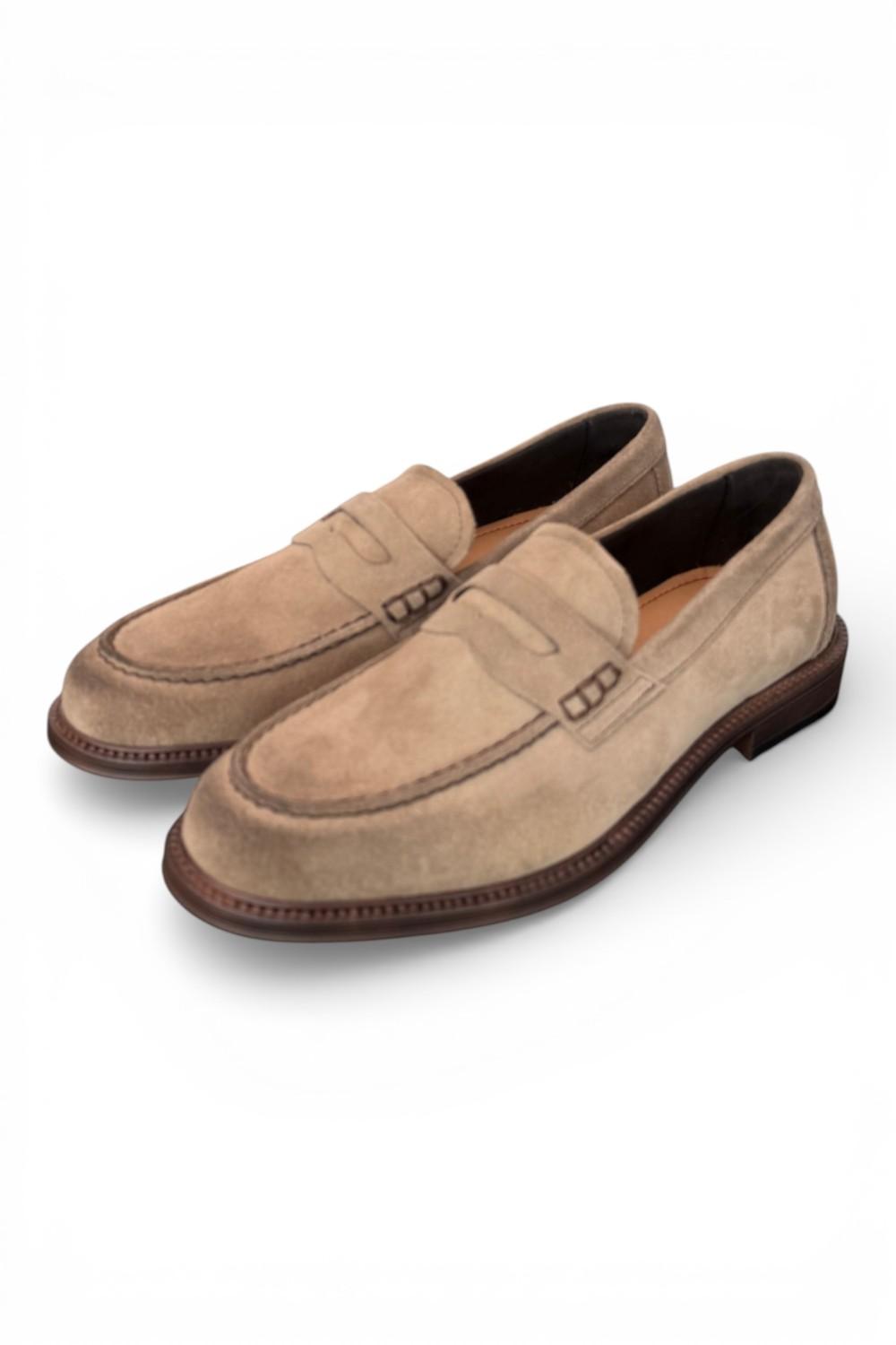 Mocassino suede old taupe Pawelks <BR/> 