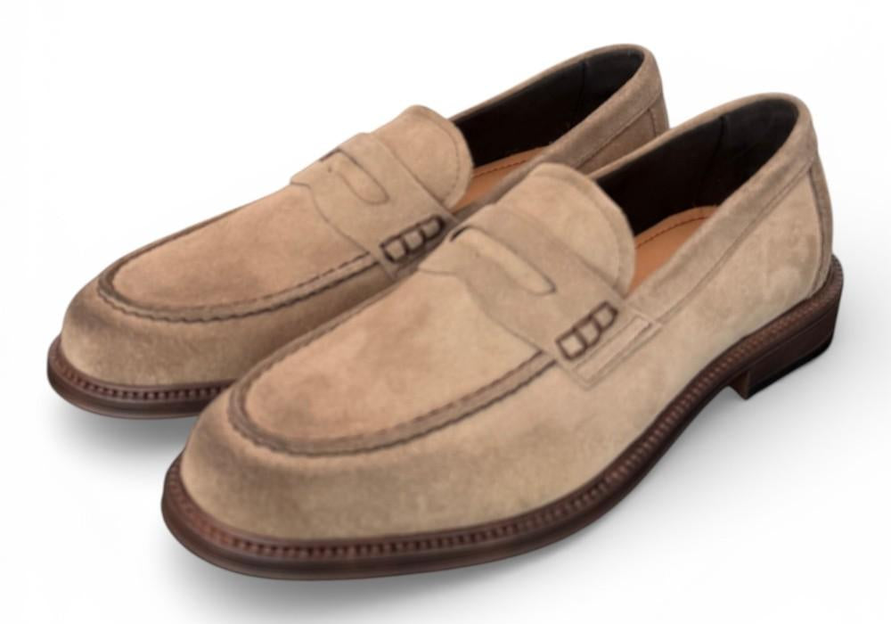 Mocassino suede old taupe Pawelks <BR/> 