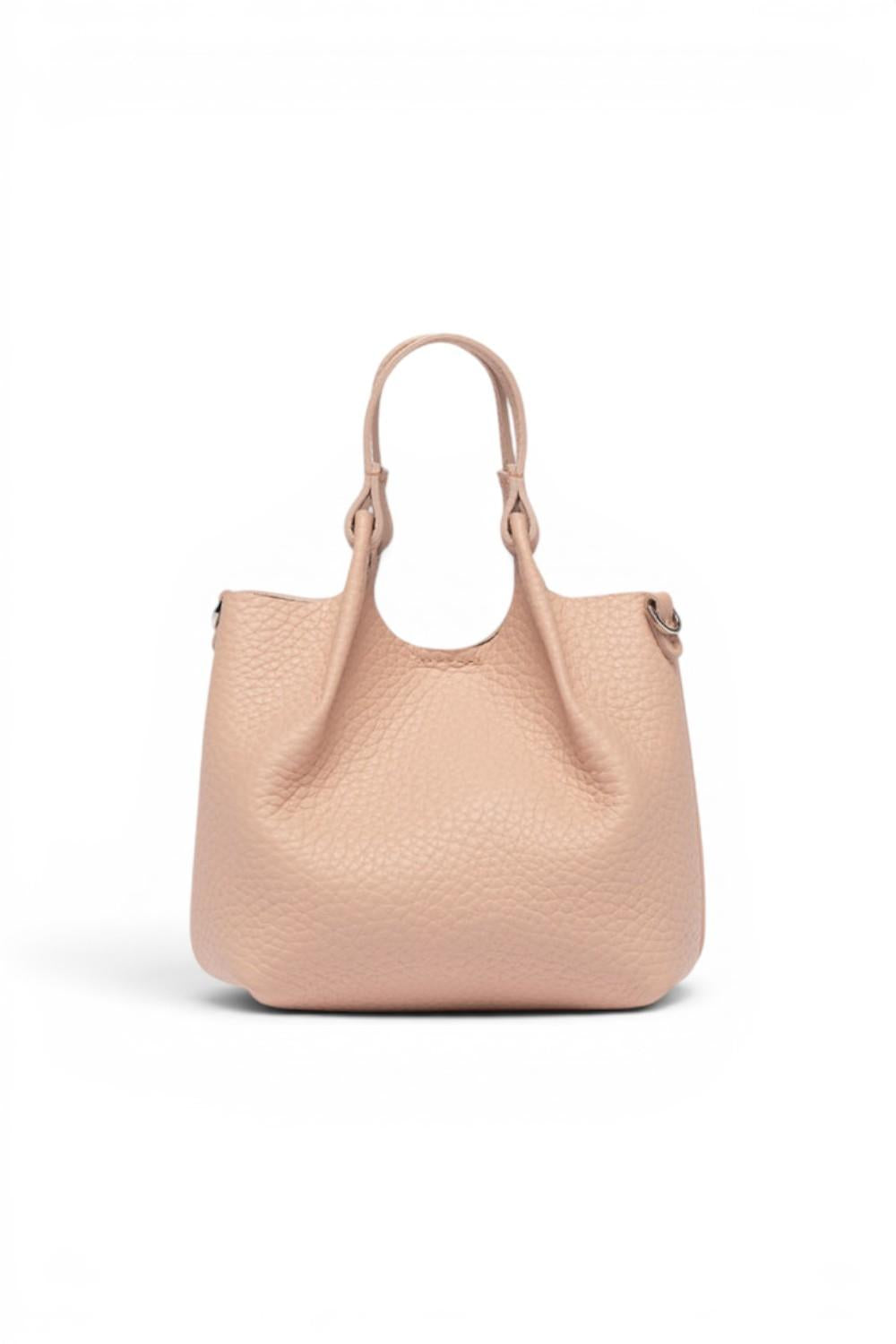 Borsa Dua piccola Pink Salt Naturale Gianni Chiarini<BR/> 