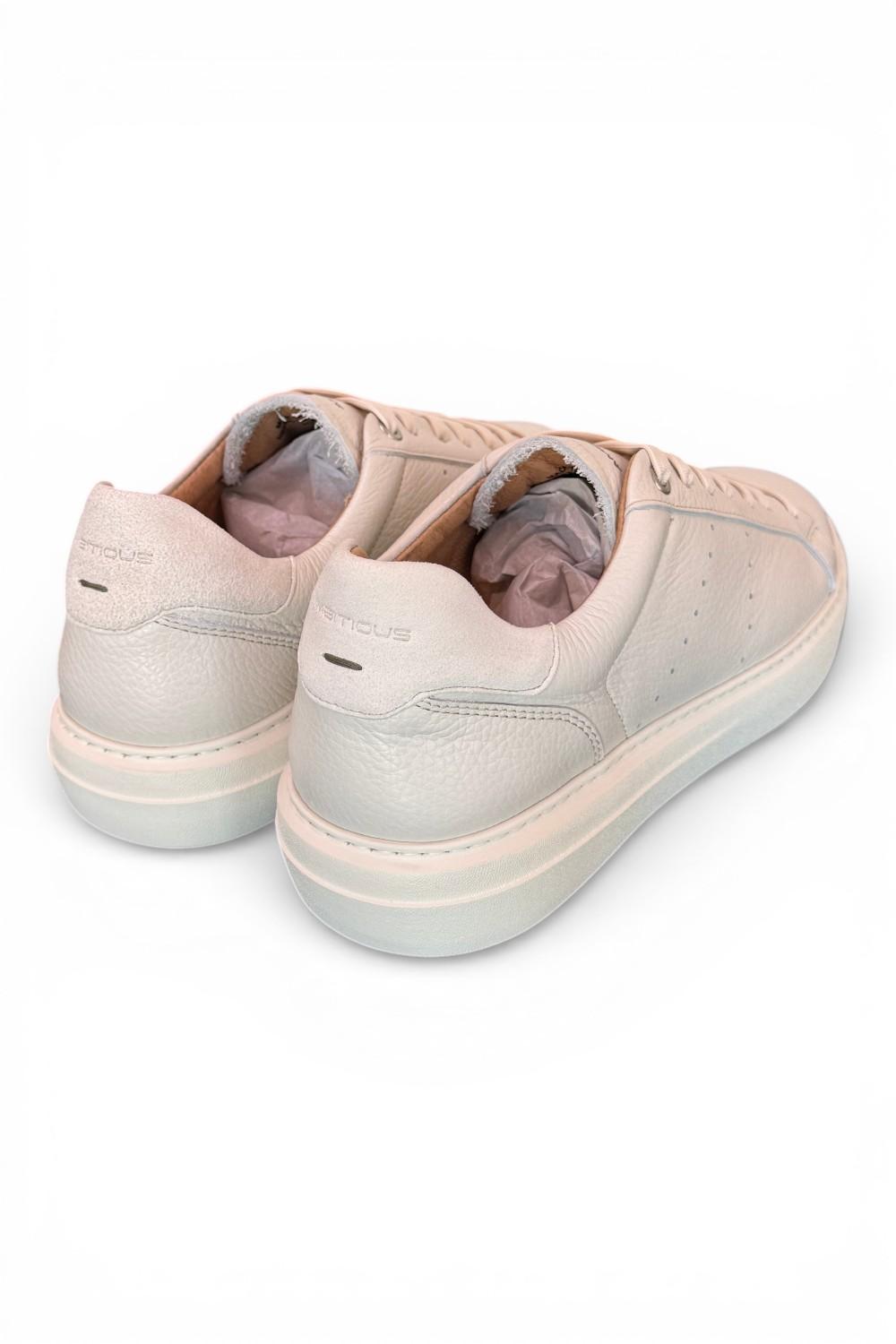Sneaker pelle latte Ambitious 