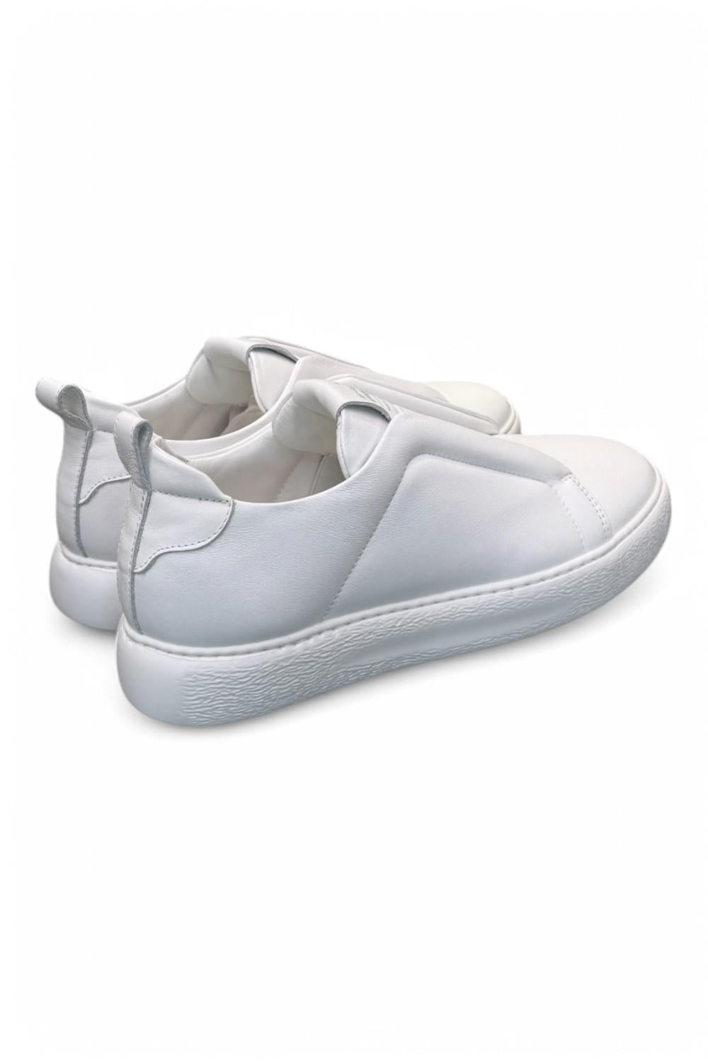 Sneaker slip on uomo Stokton bianca 